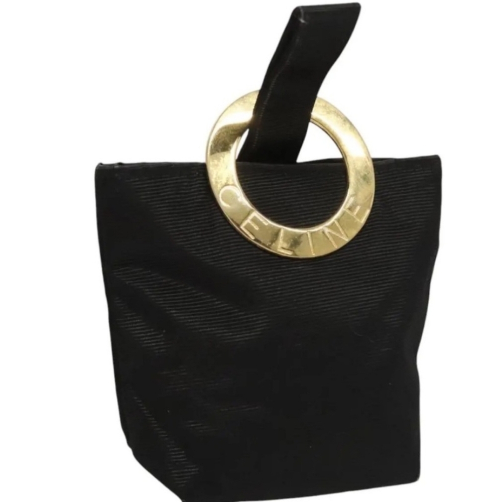 Celine Black and Gold Women's Micro Bag